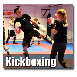 Kickboxing class